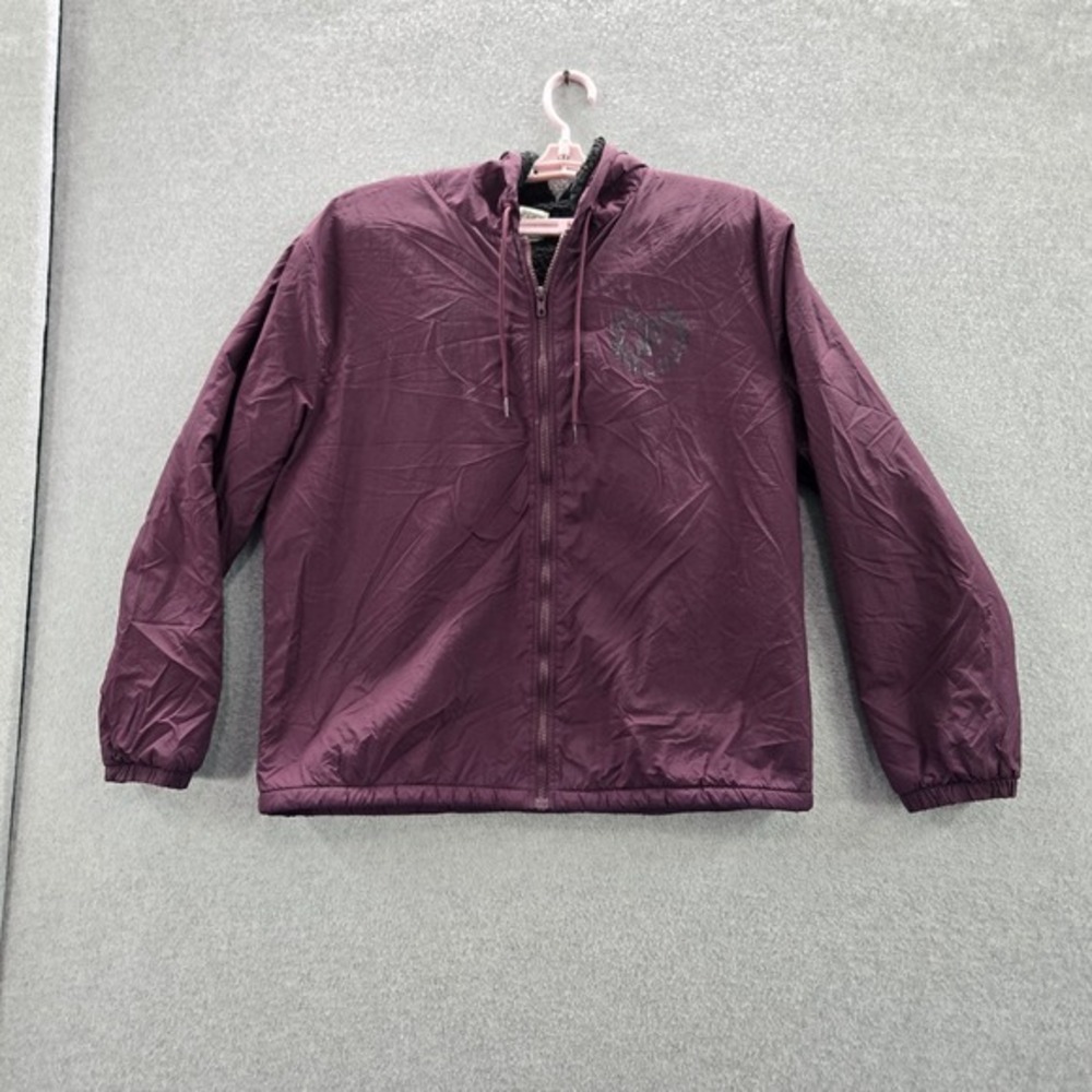 Victoria's Secret PINK‎ Women Jacket M/L Purple Logo Long Sleeve